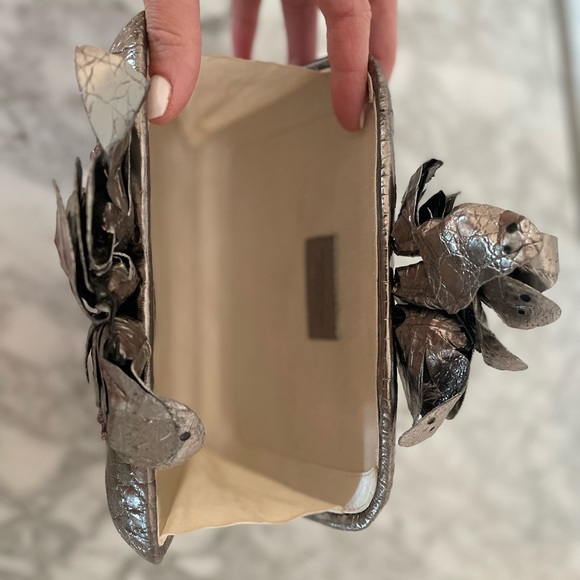 Butterfly Crocodile Box Clutch - Nancy Gonzalez - Picture 2 of 5